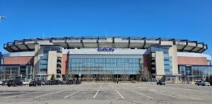 The Gillette Stadium in Foxborough, Massachussets